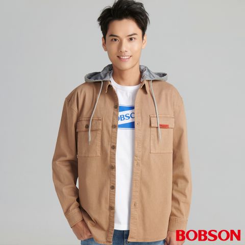 【BOBSON】男款雙口袋襯衫 (JM0028-75)