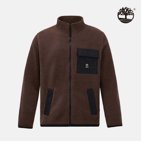 Timberland 中性深棕色抓絨外套｜A4385243