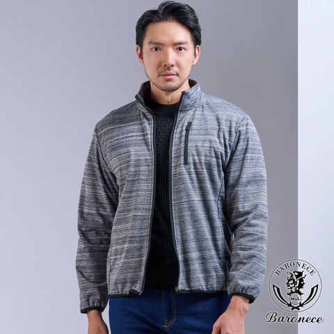 【BARONECE】輕量鋪棉防風彈性夾克_灰(327154-21)