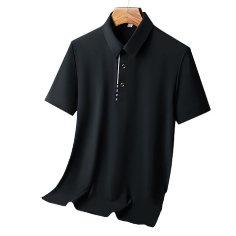 CS22 商務紳士高彈性免燙冰絲POLO衫8色L-6XL