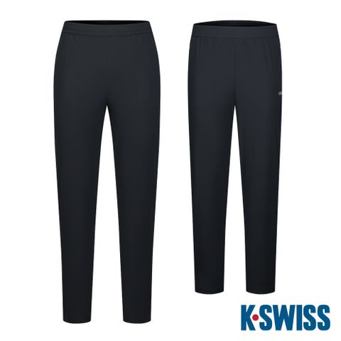 K-SWISS Knit Pants 針織長褲-男女-正黑色