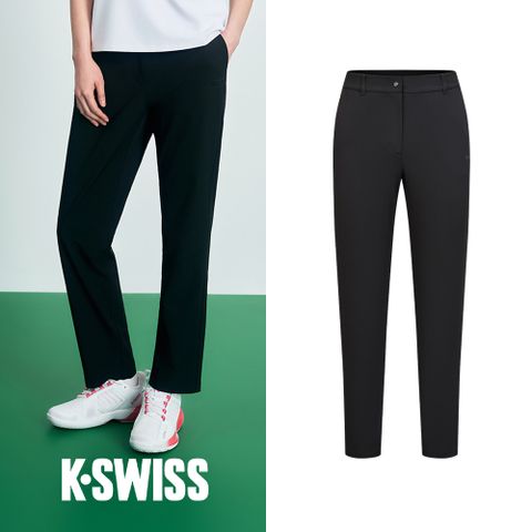 K-SWISS Woven Pants 梭織長褲 女 正黑色