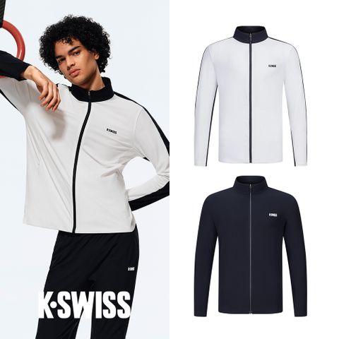 K-SWISS Knit Jacket 立領外套(專業運動系列)-兩色任選