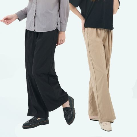 GIORDANO 女裝 肌理感直筒長褲 (多色任選)