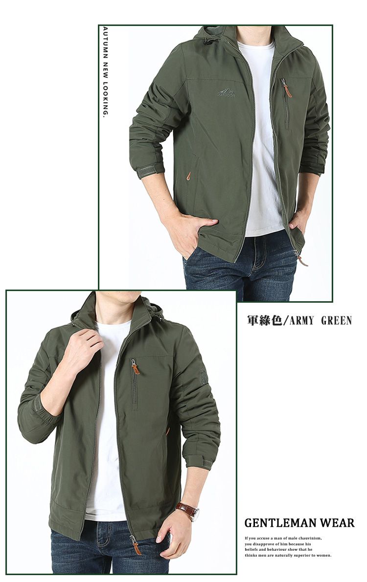 AUTUMN NEW LOOKING軍綠色/ARMY GREENGENTLEMAN WEARIf you accuse a man  male chauvinismyou disapprove of him because hisbeliefs and behaviour show that hethinks men are naturally superior to women