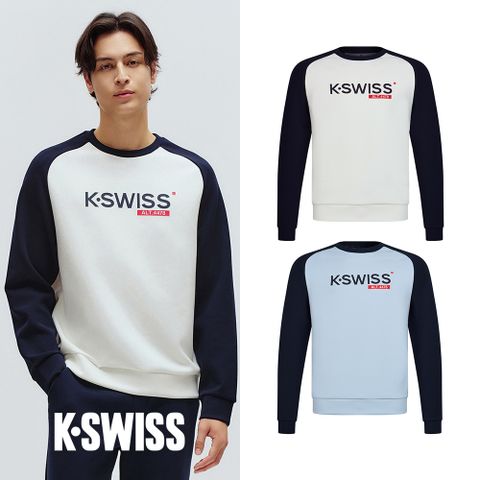 K-SWISS Knite Man To Man Tee 圓領上衣(質感生活系列)-多色任選