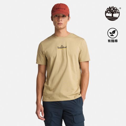 Timberland 男款檸檬黃休閒短袖T恤|A6AAUDH4