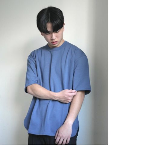 【AMERO】男裝 女裝 短袖圓領Ｔ恤 圓弧下擺 落肩 情侶裝
