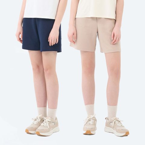 GIORDANO 女裝 輕薄鬆緊腰短褲 (多色任選)