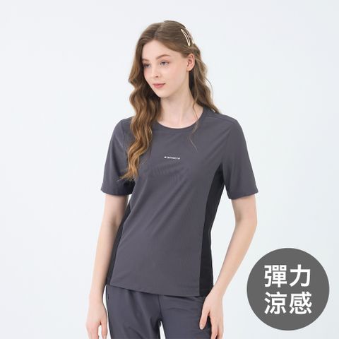 GIORDANO 女裝 超輕量涼感拼接短袖上衣 (多色任選)
