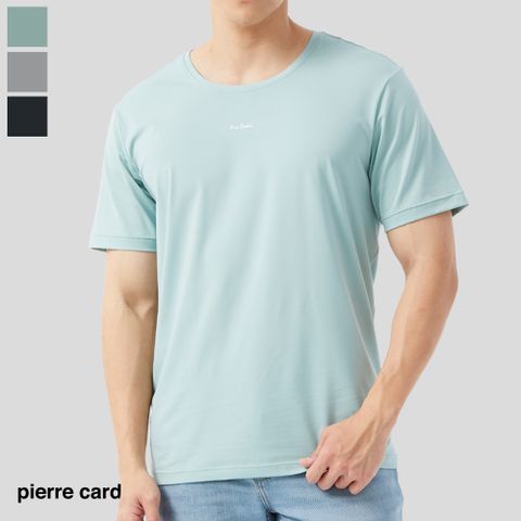 【pierre cardin 皮爾卡登】抑菌消臭速乾圓領短袖-C2430PC