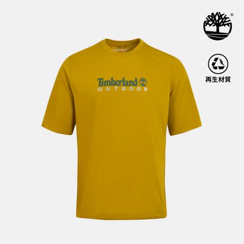Timberland 男款黃色休閒短袖T恤|A41Z5CY1