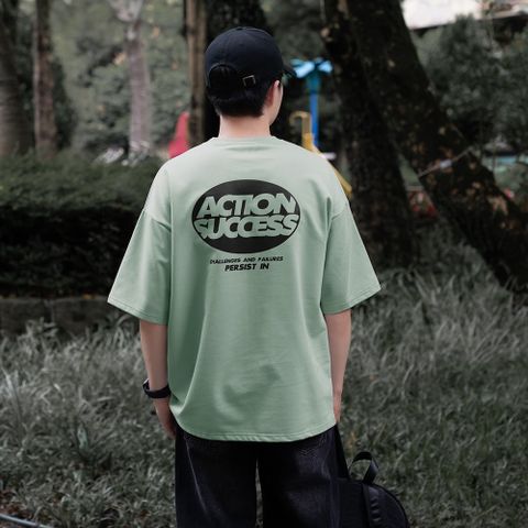 【AMERO】男裝 女裝 短袖圓領Ｔ恤 英文字印花 情侶裝