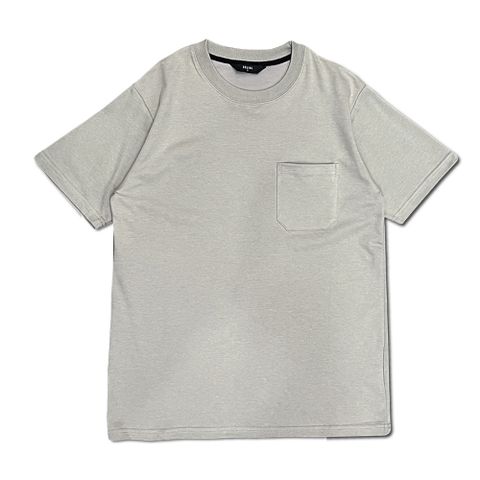 【AMERO】男裝 女裝 素面口袋T 機能蜂巢透氣 吸濕排汗