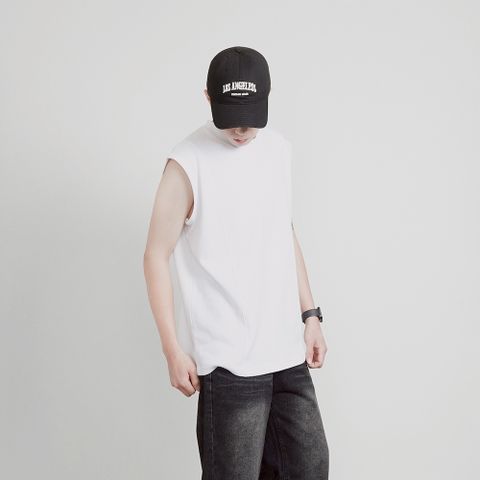 【AMERO】男裝 女裝 拼接棉感背心 情侶裝