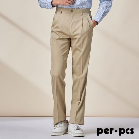 【per-pcs】摩登戶外輕機能打摺休閒褲_卡其(720265)
