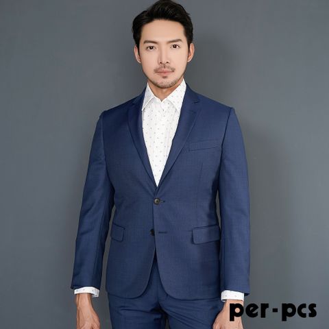 【per-pcs】經典極簡不敗合身西裝_藍(719302)