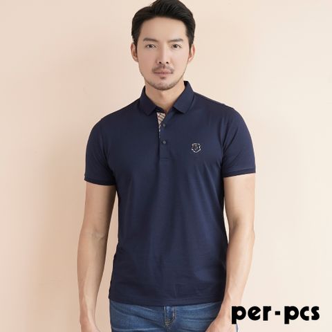 【per-pcs】紳士品味休閒棉料POLO衫(722515)