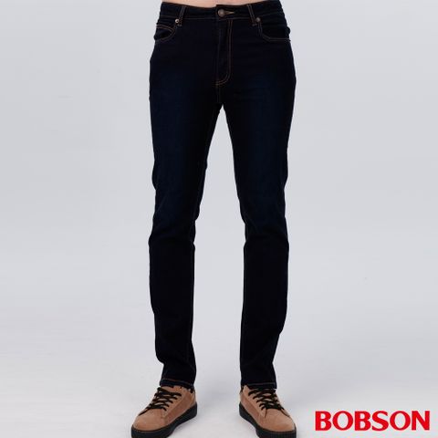 BOBSON 男款高腰大彈力直筒褲 (7013-52)