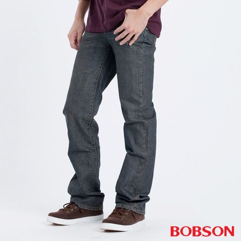 BOBSON 男款低腰直筒褲 (1691-53 )