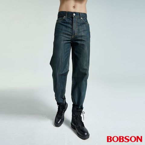 BOBSON 男款大直筒褲 (1697-77)