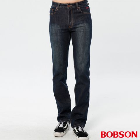 【BOBSON】男款[熱感IN]直筒褲(1745-52)