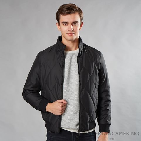 ROBERTA諾貝達 合身版 時尚百搭舖棉夾克外套EOI52-99黑色
