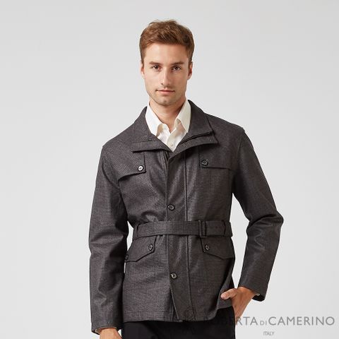 ROBERTA諾貝達 義大利原裝進口 時髦大方 羊毛單層式夾克HOC51-98深灰