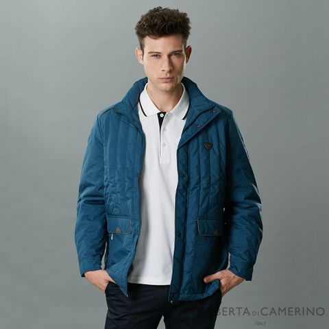 【ROBERTA諾貝達】 魅力首選 內裡舖棉夾克外套ROE59-37藍綠