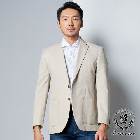 BARONECE 低調優質休閒獵裝_卡其(520303-05)