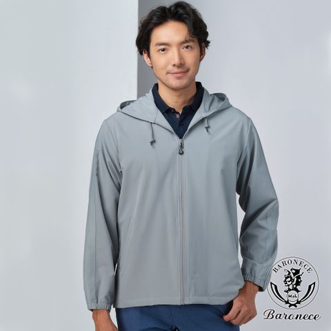 【BARONECE】都會輕量機能連帽外套_灰(272523-11)