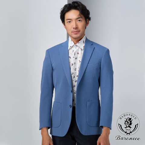 【BARONECE】精緻輕奢機能休閒西裝_藍(523307-08)