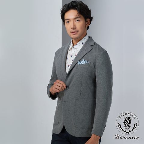 【BARONECE】都會輕時尚休閒獵裝_灰(540211-04)