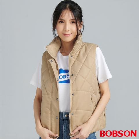 【BOBSON】女款鋪棉背心 (83104-72)