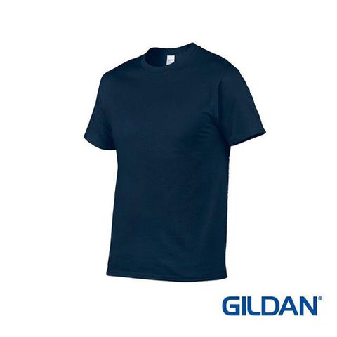GILDAN美國棉 亞規輕質中性素面圓筒T恤-藏青