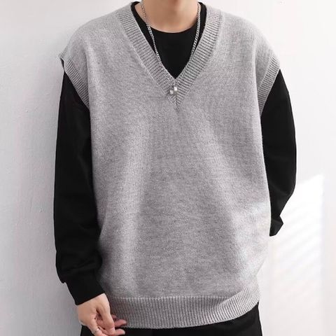 【AMERO】男裝 女裝 V領針織背心