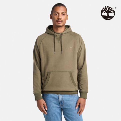 Timberland 男款綠色休閒連帽上衣|A69MYAR5