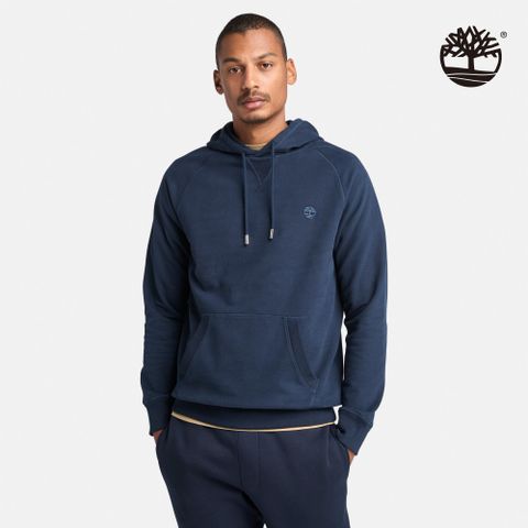 Timberland 男款深寶石藍休閒連帽上衣|A69MYZ02