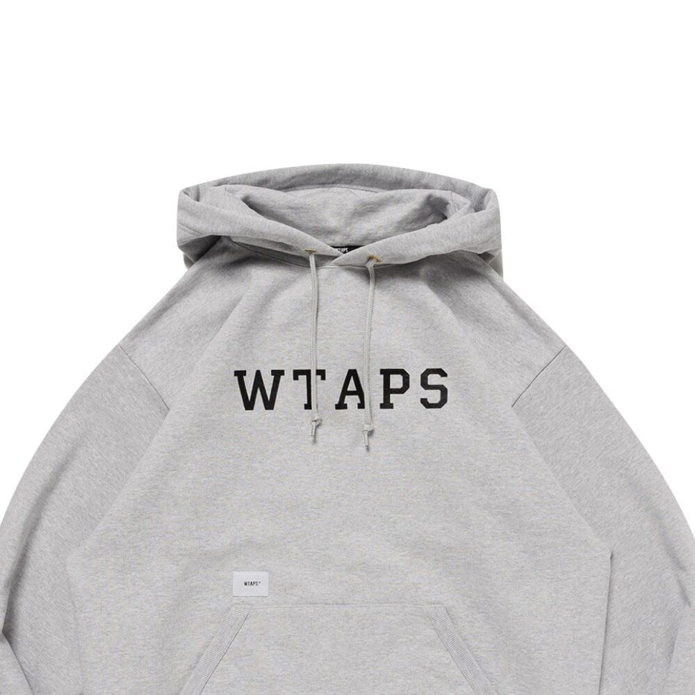 Wtaps Wtaps SS25 Academy Hoody 帽T 灰黑251ATDT-CSM04 Wtaps Wtaps SS25 Academy Hoody 帽T 灰黑251ATDT-CSM04