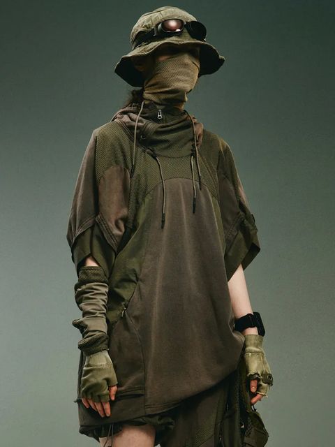 Hamcus SS24 DUSZEN TM / NAMELESS HOODED T-SHIRT 連帽短T SM02724-1 NB