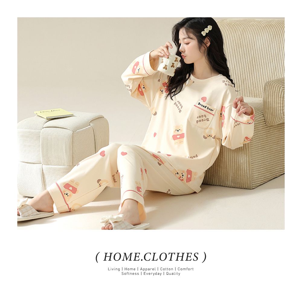 (HOME.CLOTHES )Living  Home  Apparel  Cotton  ComfortSoftness  Everyday  QualityBread bear