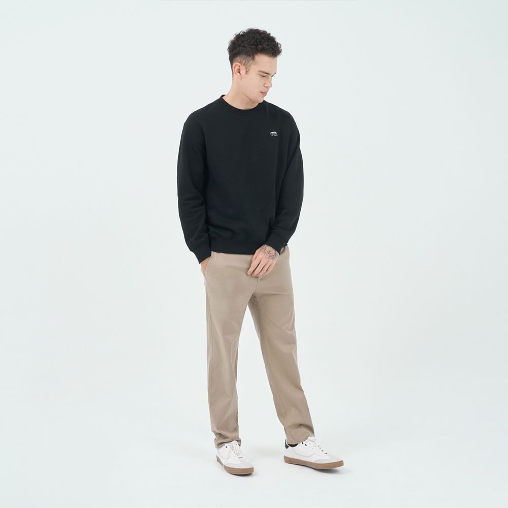 GIORDANO 佐丹奴 男裝天絲彈力直筒卡其褲-17 卡其
