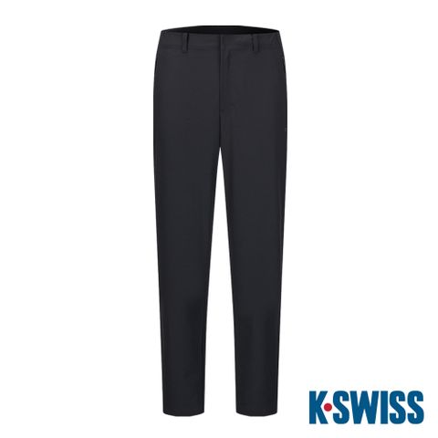 K-SWISS Woven Pants 梭織長褲(質感生活系列)-正黑色