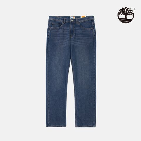 Timberland 男款暗藍色天絲™合身牛仔褲|A6GKKESO