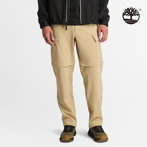 Timberland 男款檸檬黃快乾兩截式長褲｜A66XQDH4
