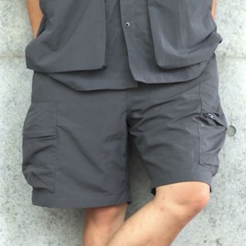 【AMERO】男裝 女裝 日系工裝短褲 大口袋 涼感機能面料 情侶裝