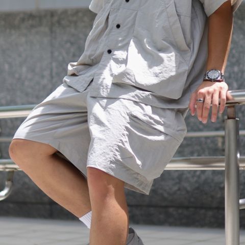 【AMERO】男裝 女裝 日系工裝短褲 大口袋 涼感機能面料 情侶裝
