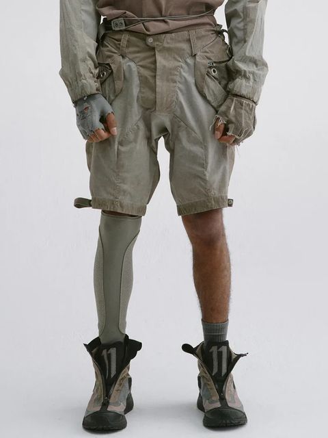 Hamcus SS25 DUSZEN SFS / Float-Load Cargo Shorts 短褲 棕綠 ZM02325-1(DB)