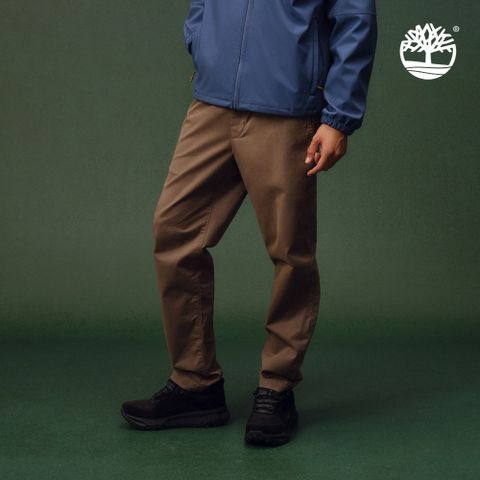 Timberland 男款咖啡色休閒長褲|A6C3RBK0