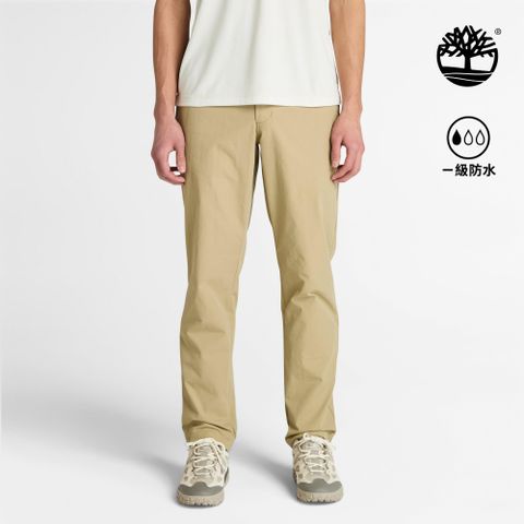 Timberland 男款檸檬黃防潑水休閒長褲|A42R1DH4